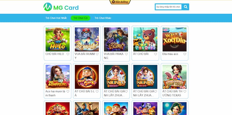 Ưu điểm của sảnh MG game bài nhà cái I9Bet 